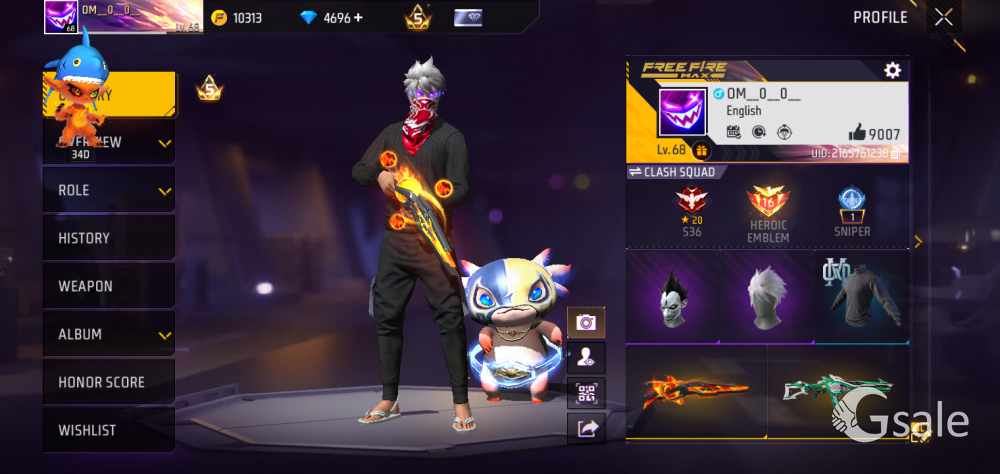 SELLING FREE FIRE ACCOUNT OR EXCHANGE FOR BGMI ID