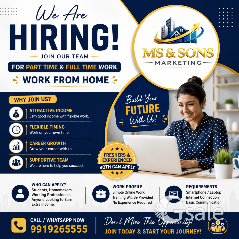 Work From Home Part Time / Full Time Jobs Join Our Team 