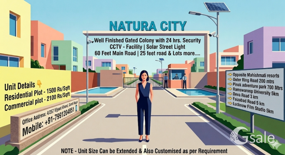 ready to move plot near mahishmati resort Lucknow SCR only on 1499 limited units available hurry up