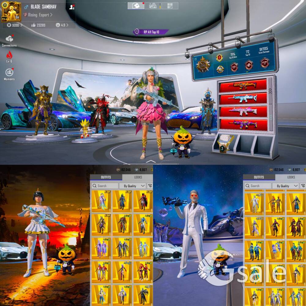 BGMI COLLECTION LEVEL 90 ACCOUNT 