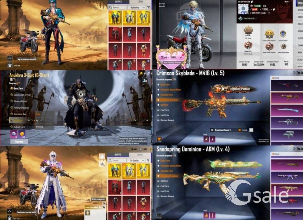 BGMI ACCOUNT FOR SALE