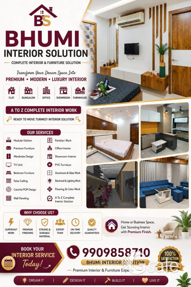 homes interior & furniture work solutions 