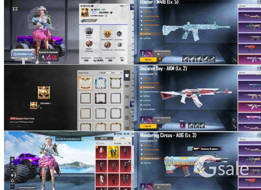 BGMI ACCOUNT FOR SELL