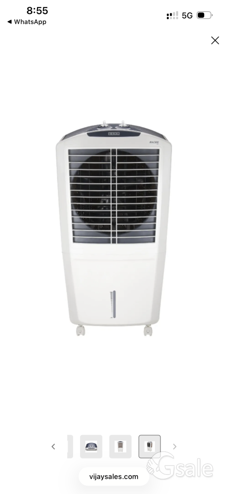 Brand new Air cooler Usha Racer 95L purchased on 21st May 2026