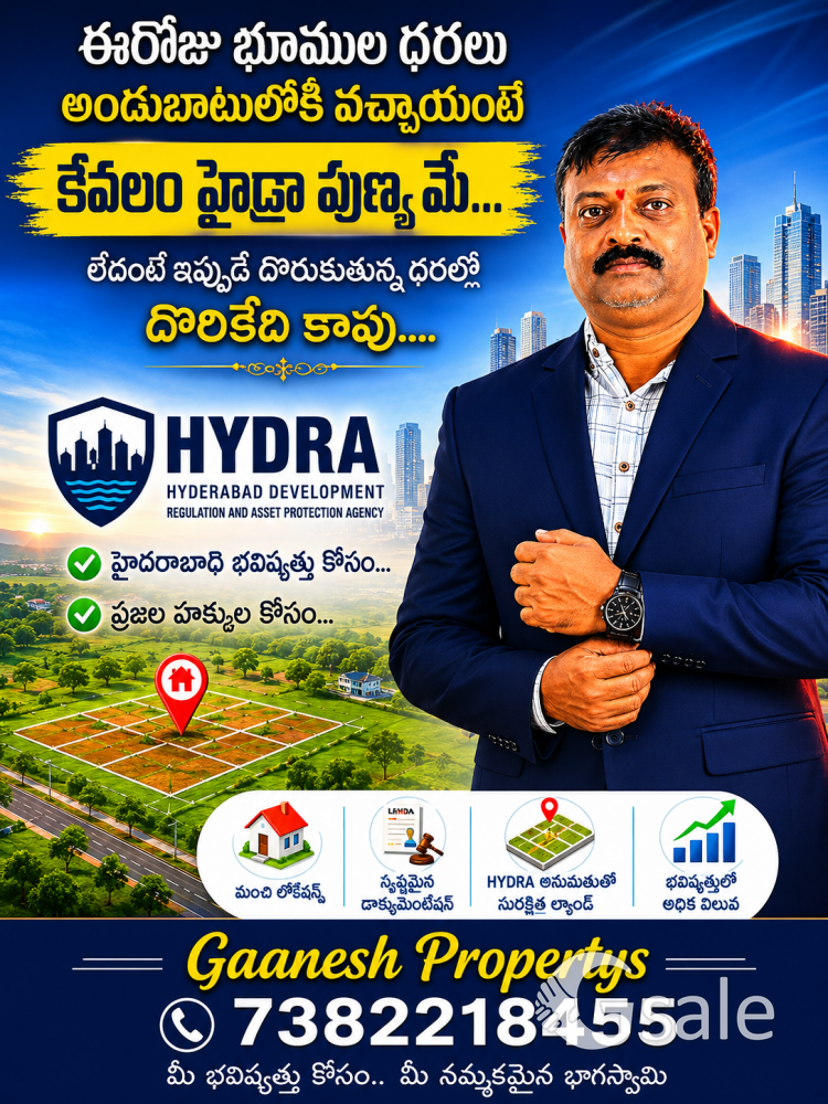 Open plots for sale 