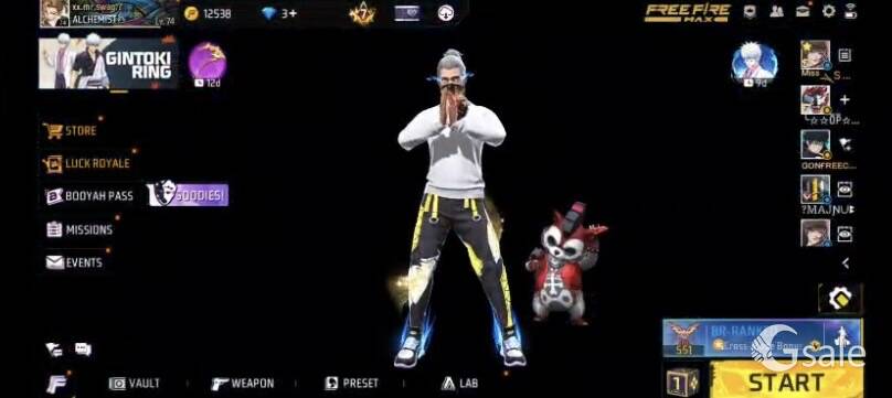 Free fire id sell