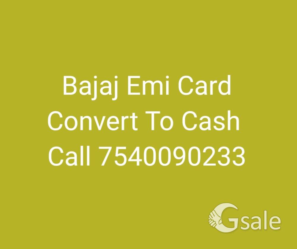Bajaj Emi Card Convert To Cash