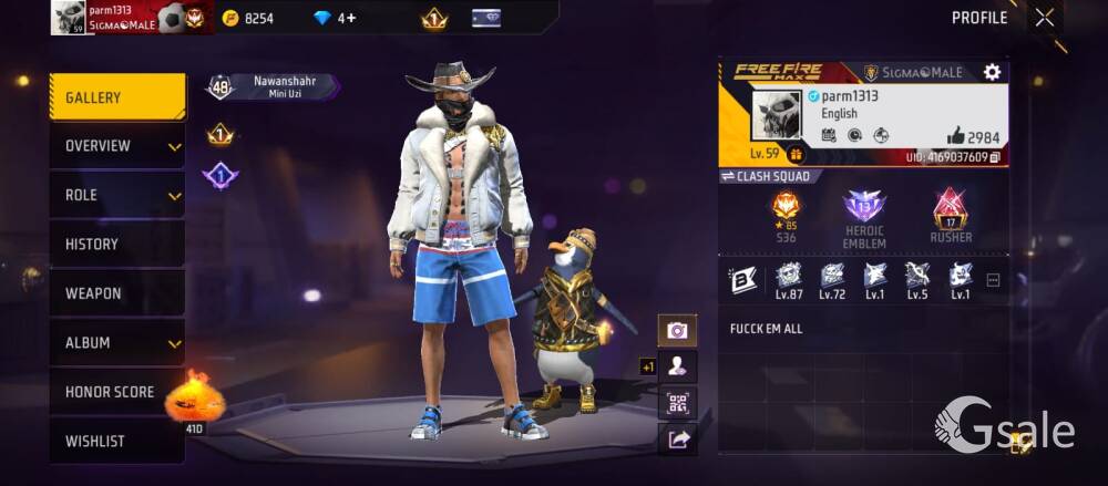 FREE FIRE ID 