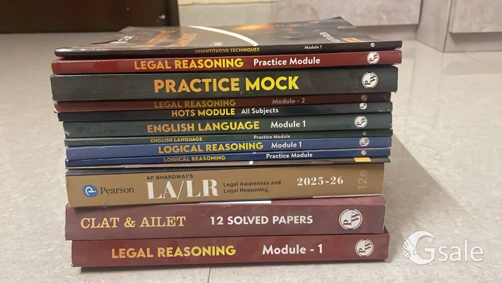 CLAT LAW ENTRANCE EXAM PHYSICS WALLAH PREPRATION BOOK SET