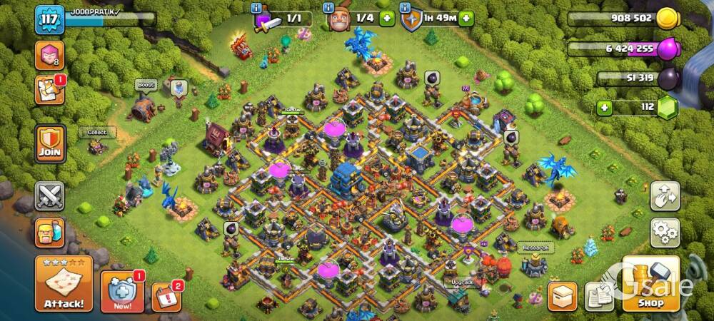 Coc th 12 maxed acc
