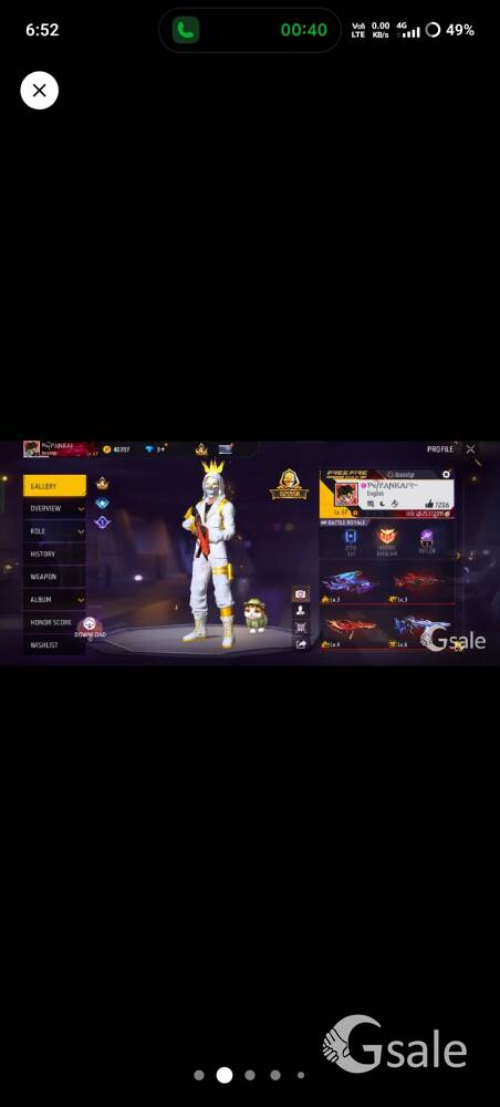 free fire id sell 