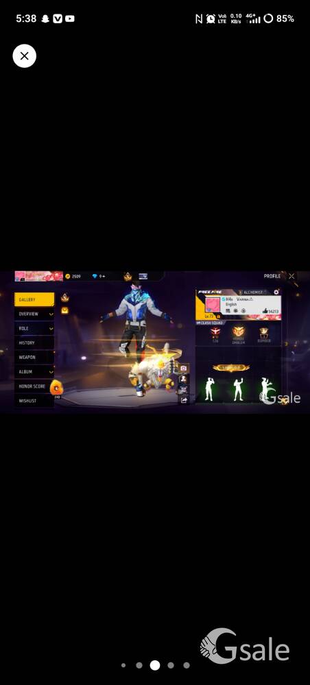 free fire id sell 