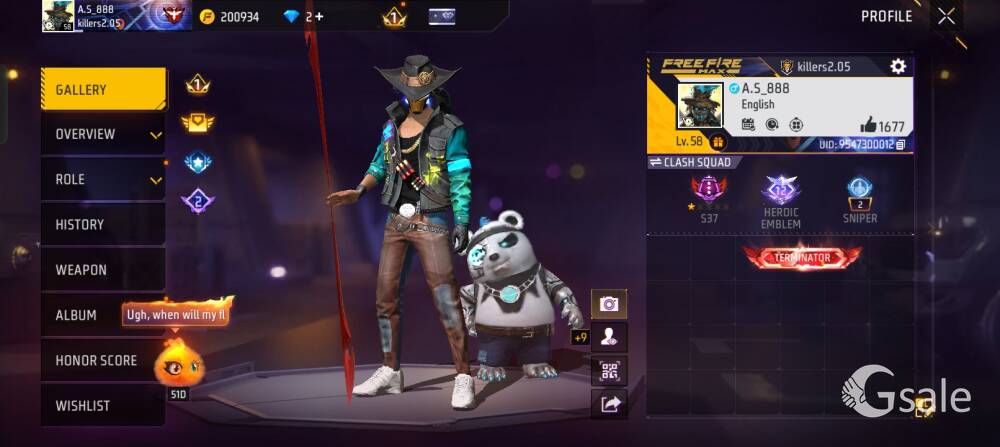 I am selling my free fire id 