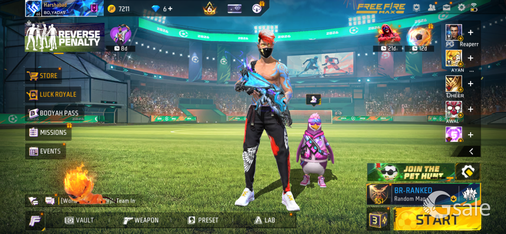 Free fire account 