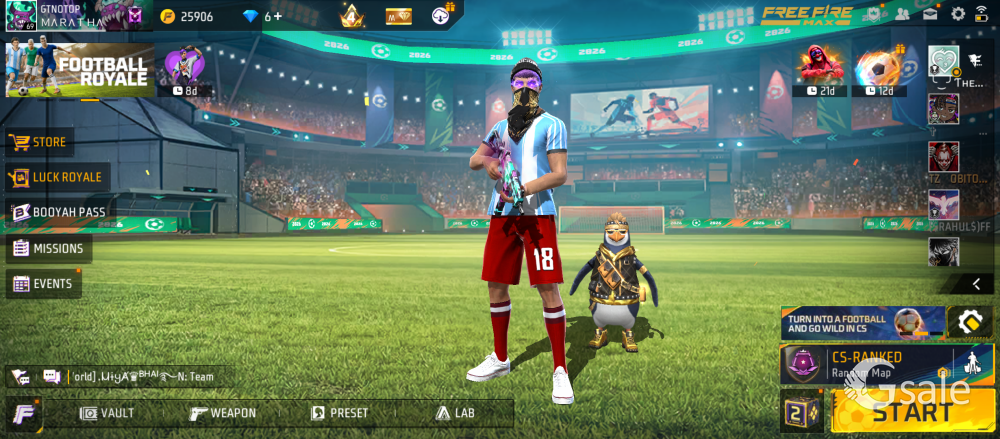 free fire id selling 