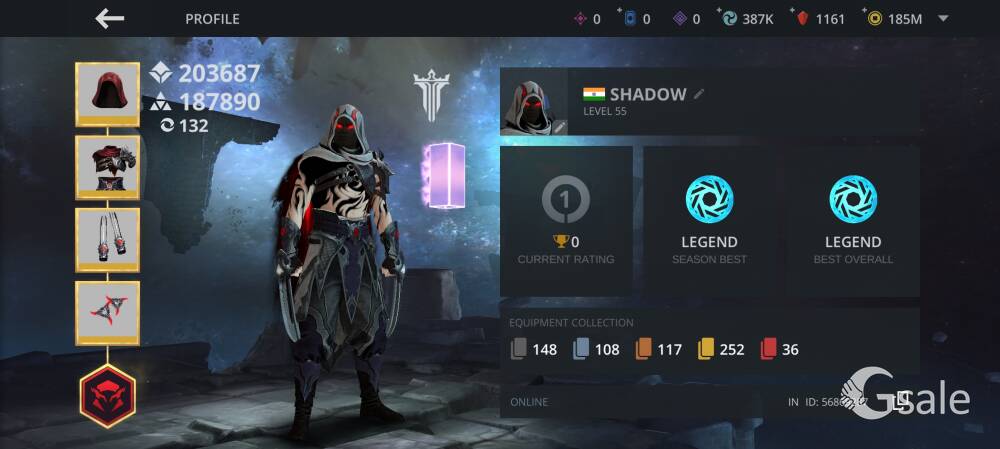 VIP SF3 Endgame Account | 3x LEVEL 6 Max Sets (COTP/Viper) + Void Anibot Lvl 4 | High Stats