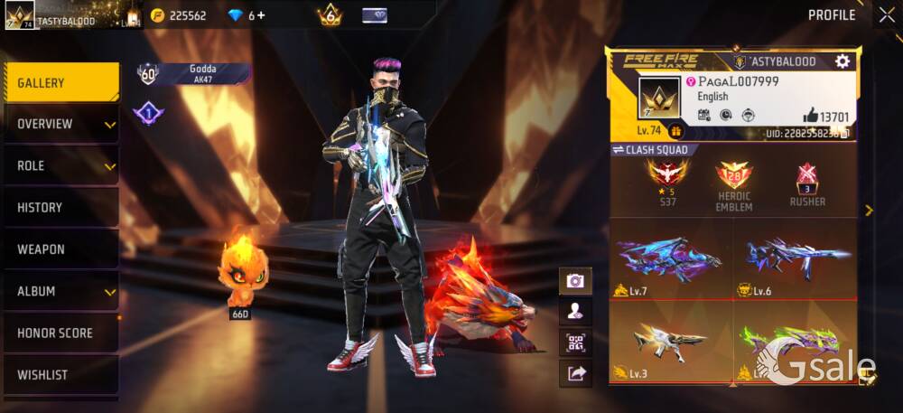Free fire ID sales