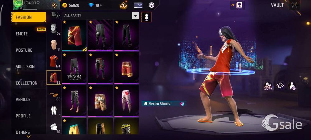 Free fire id sell
