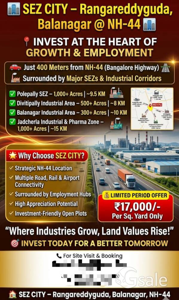 SEZ CITY IN BALANAGAR 
