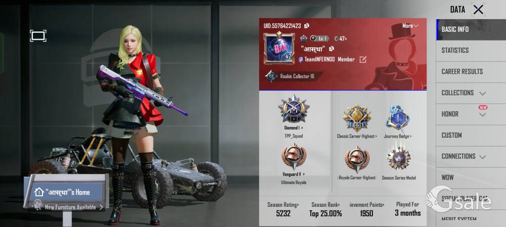 BGMI ID Rs 300