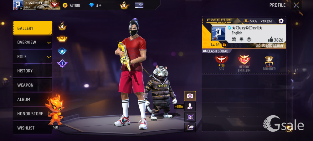 Free Fire Id Sell