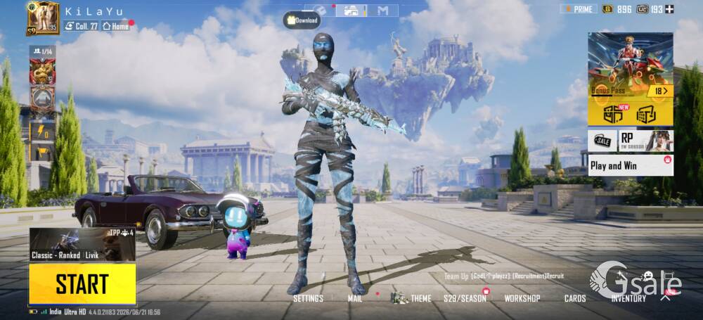 77 collection level id for sell