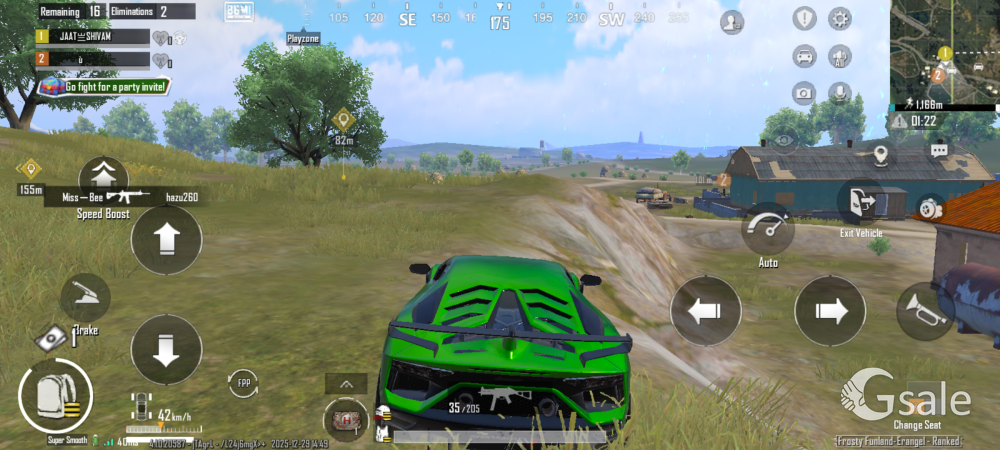 16 upgradeable guns available and m4 glacier lvl 5 1 material also and 4 lakh pop also green lembo 