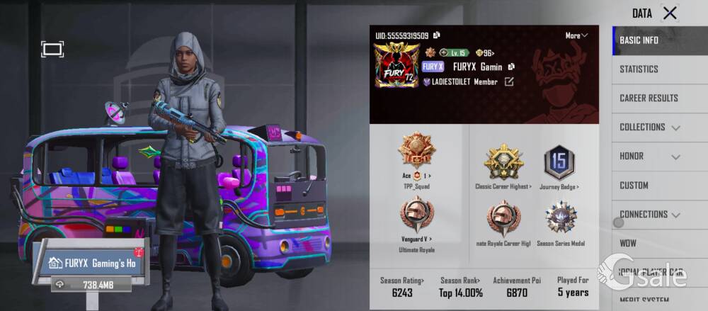BGMI OG ID For Sale | Good Stats | Rare Items | Safe Deal