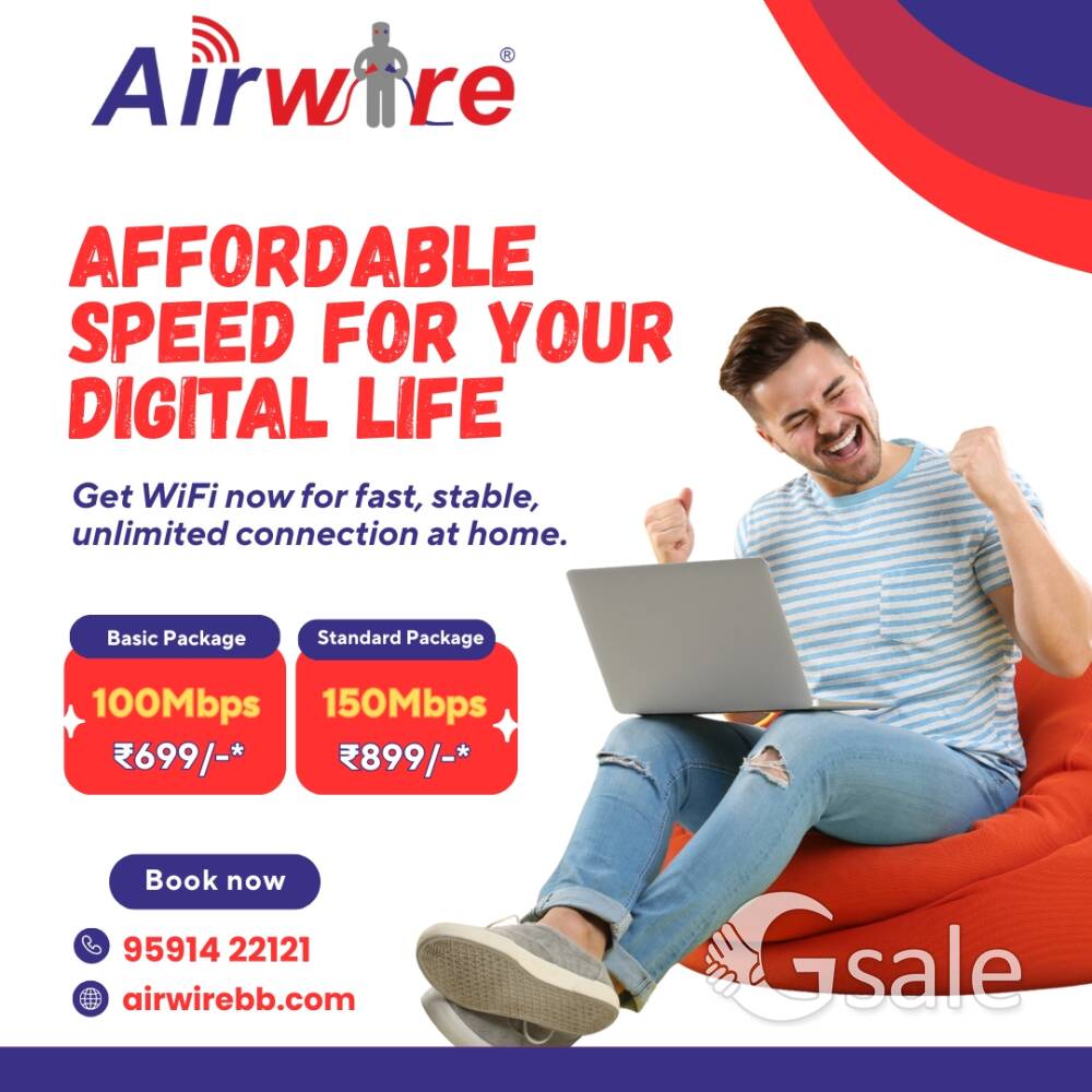 BANGALORE ISP PROVIDERS – AIRWIRE BROADBAND