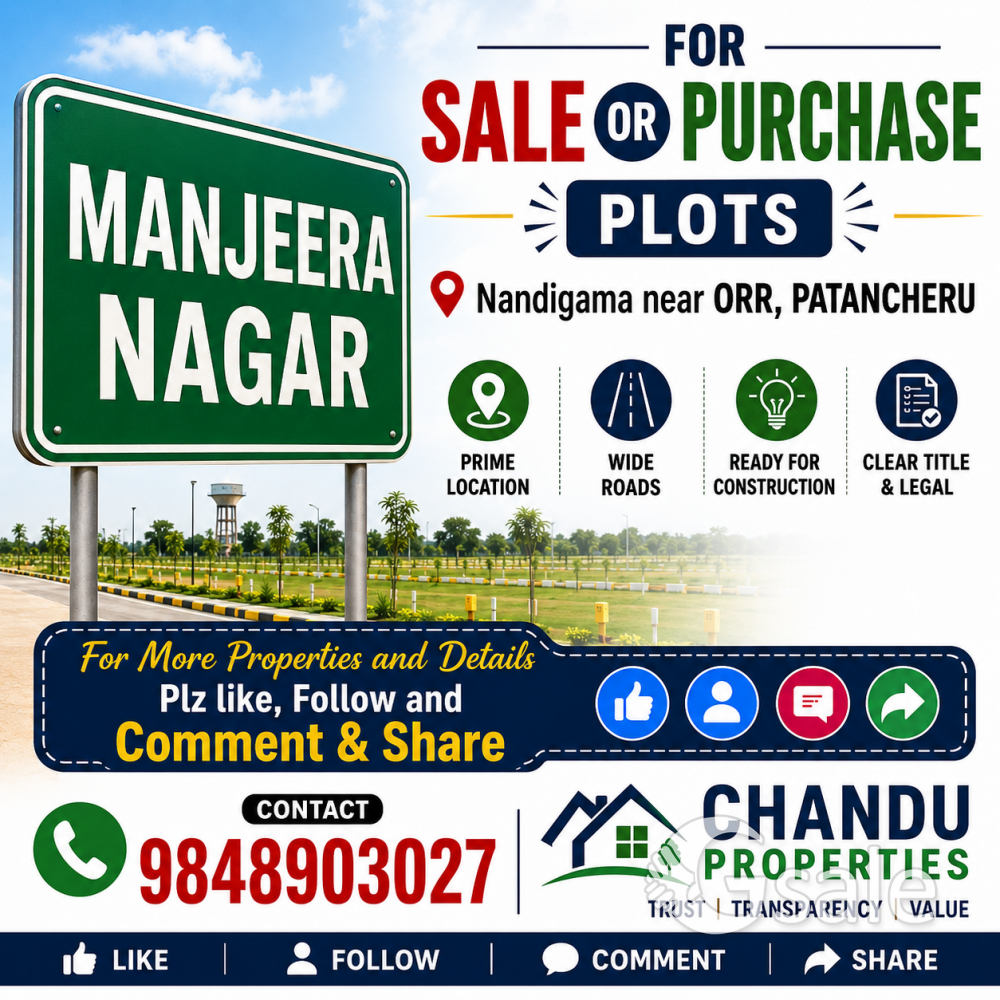 OPEN PLOTS FOR SALE