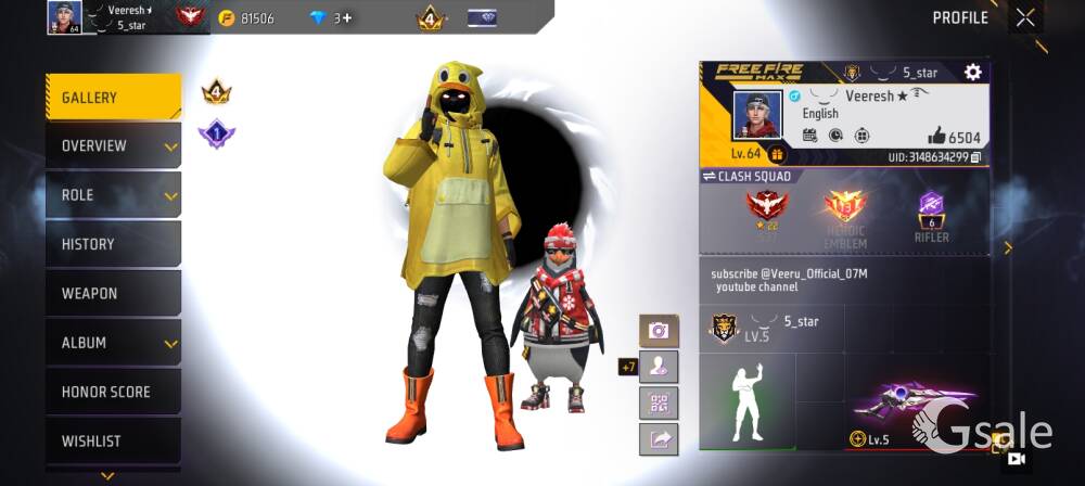 Free fire id sale 