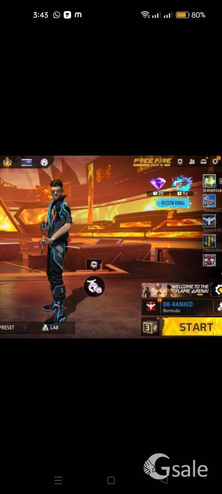 Free fire id for sale 