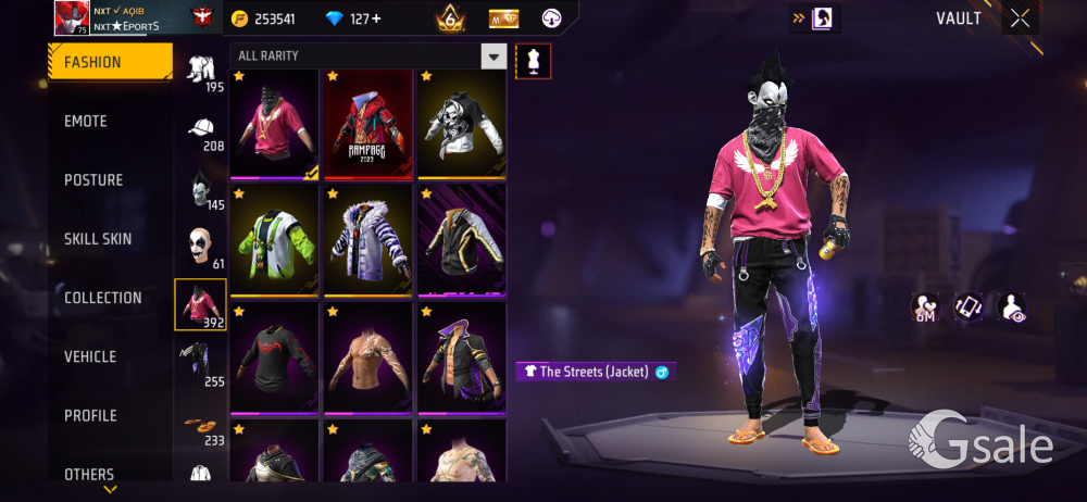 FREE FIRE ID FOR SELL
