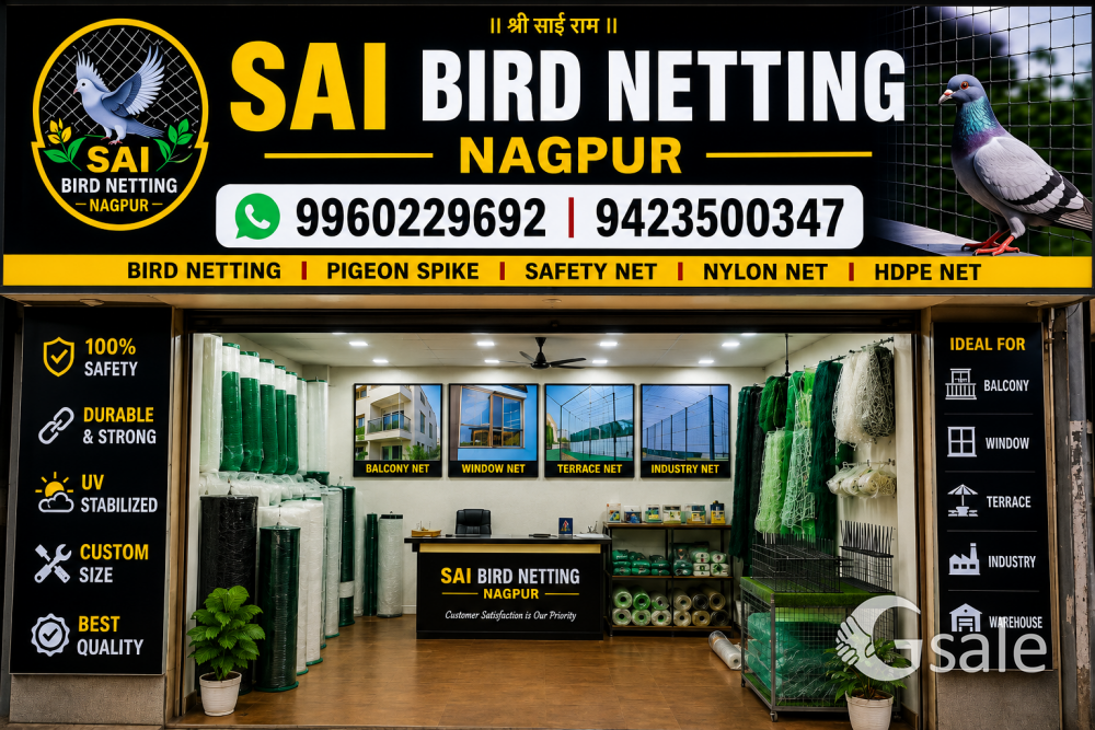 Bird Netting Service And Invisible Grill Installation 