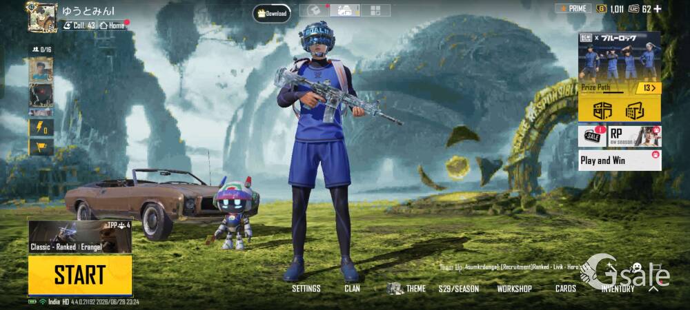 Bgmi cheapest id