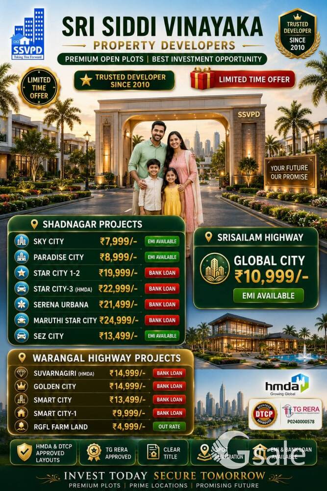 Plots For Sale in Shadnagar  Call me 9346745816
