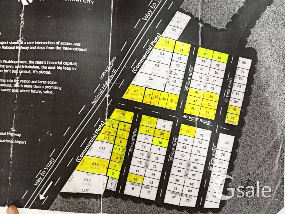 urgent sale highway facing plot 8367334478