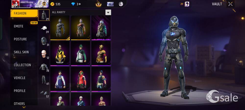 Fixed price 1000 id level 52 old is 4 years old