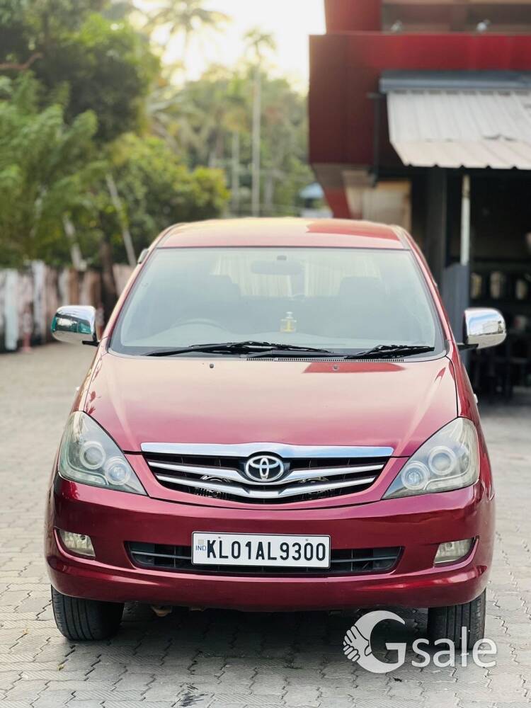 2007 /model Toyota InnovaG4Original Kerala Km2.12 company service service history Paper 2027Tax 2027