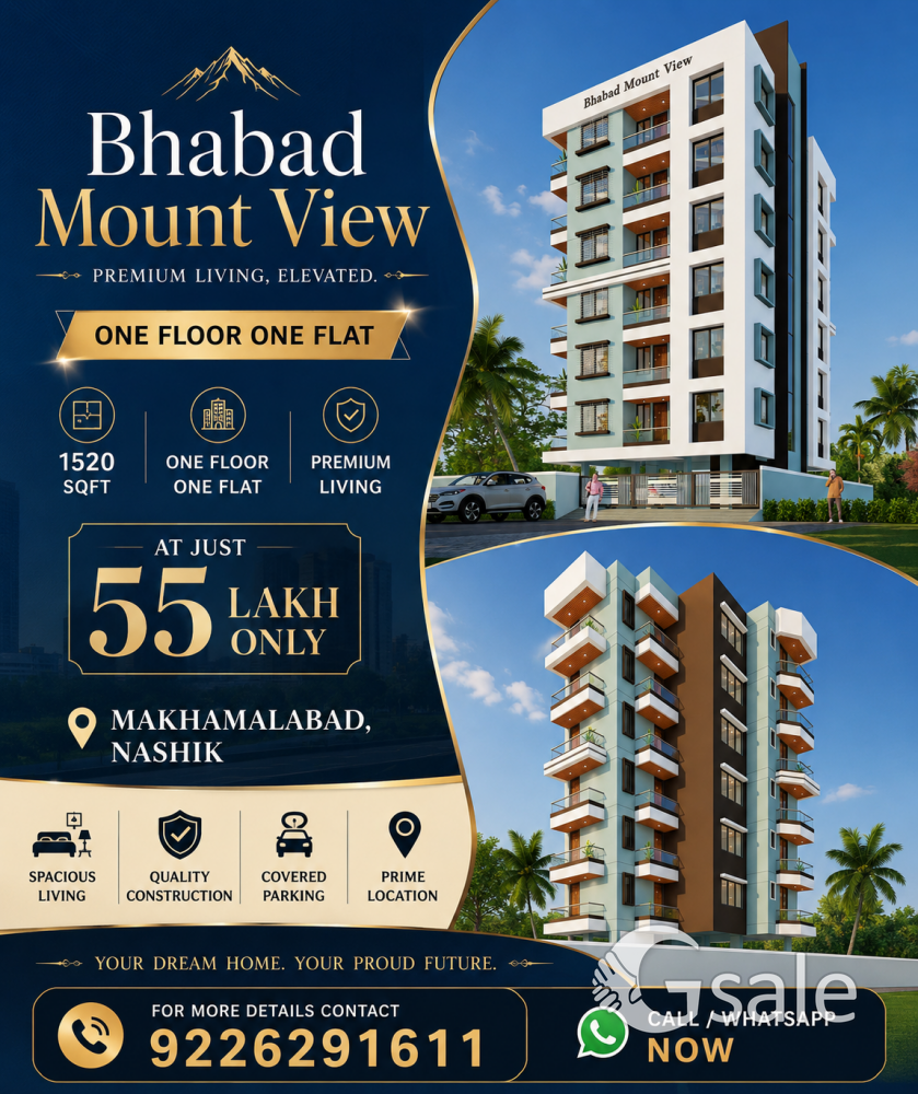 3BHK premium One floor One Flat 