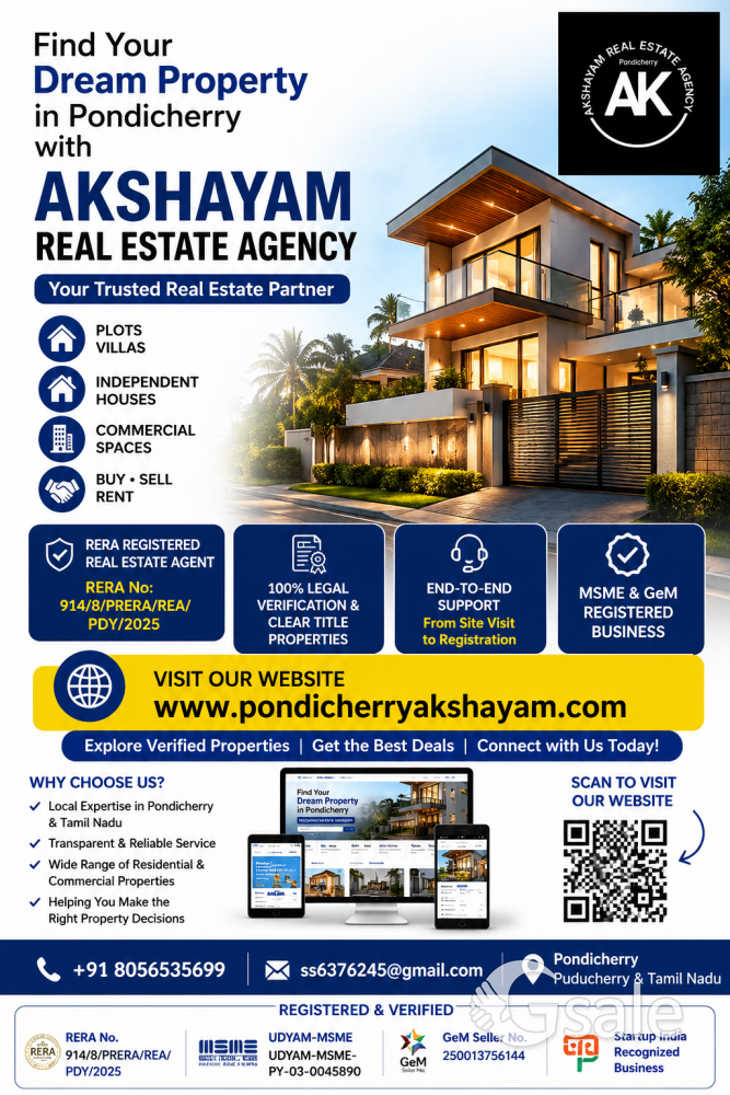 Pondicherry Achayam Real Estate Agent
