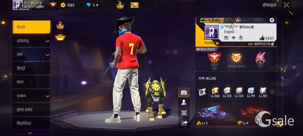 Free fire id ...