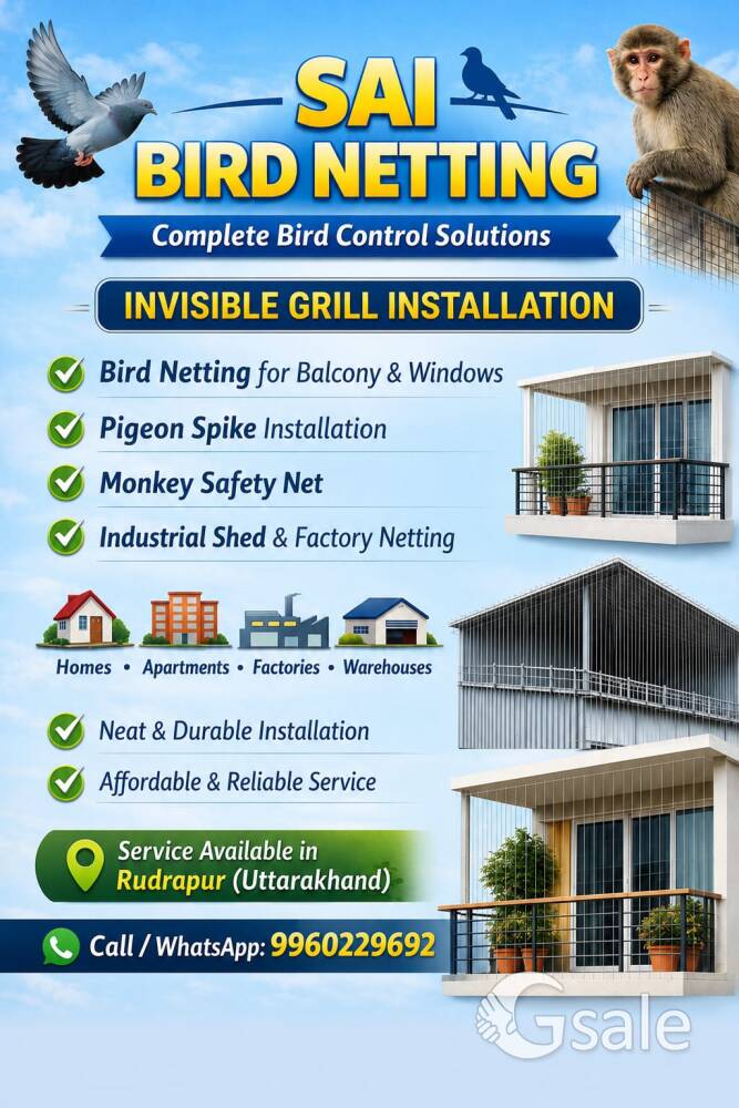 Sai Bird Netting & Invisible Grill Service