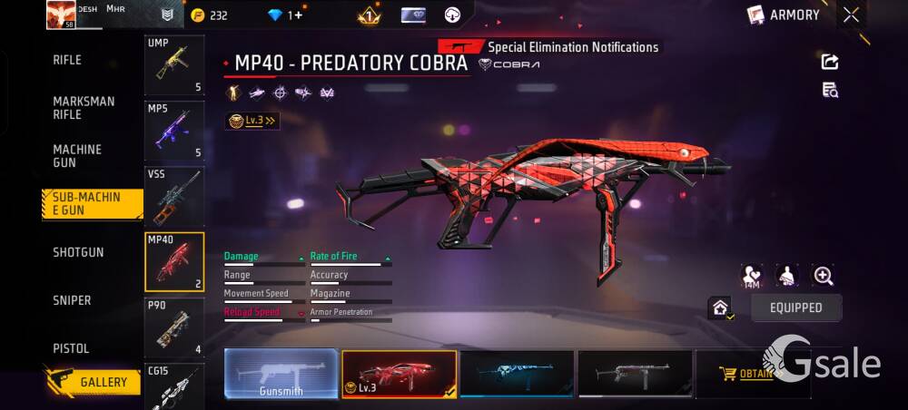 Free fire id ready to sell