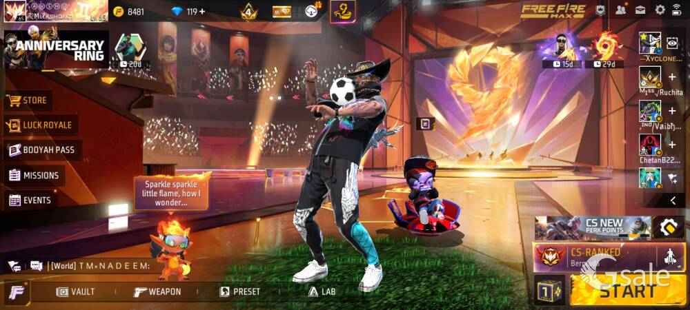 Free fire id