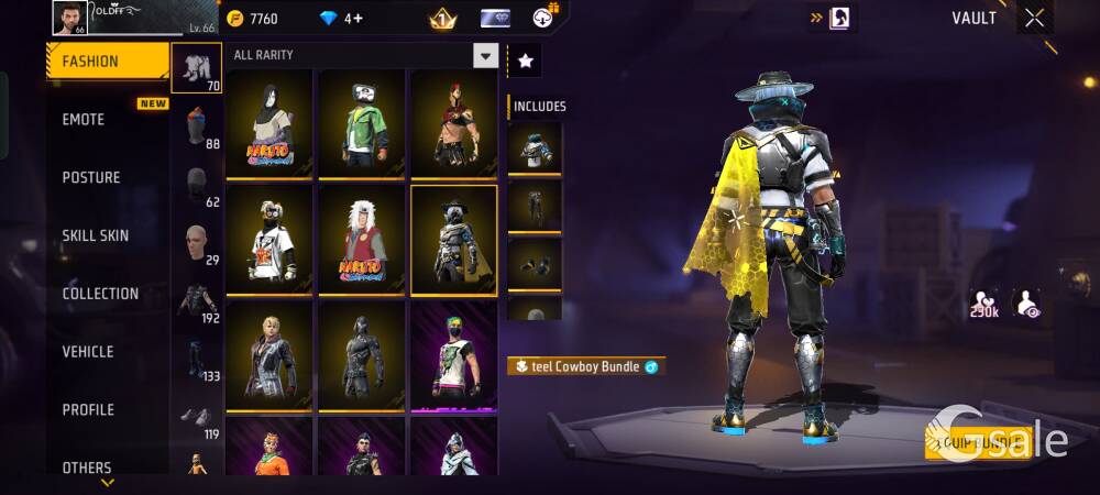 Free fire id for sell 