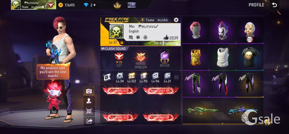 Free fire id