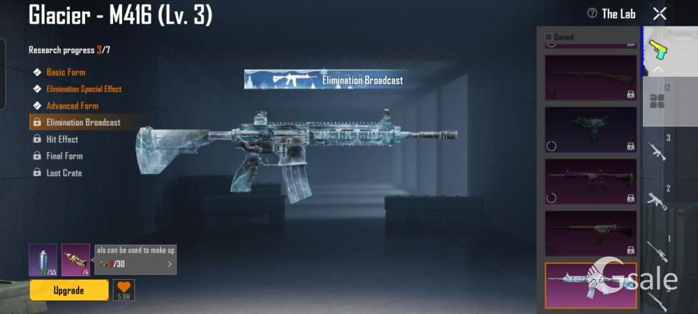 Bgmi M416 glacier