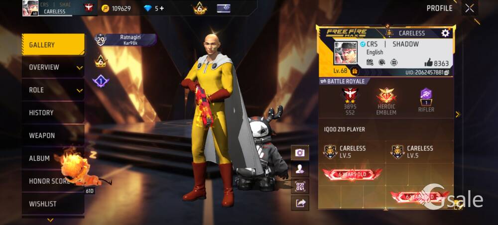 Free fire id