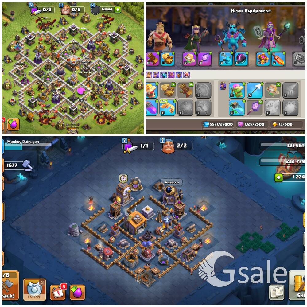 💎BEST TH11 ACCOUNT🔥| GOOD SKINS AND EQUIPMENT💍| INSTANT TRANSFER| GENUINE AND SECURE ACCOUNT 